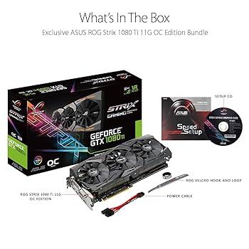 PCパーツ ASUS - ROG-STRIX-GTX1080TI-O11G-GAMING Amazon.com: ASUS ROG-STRIX-GTX1080TI-O11G-GAMING GeForce